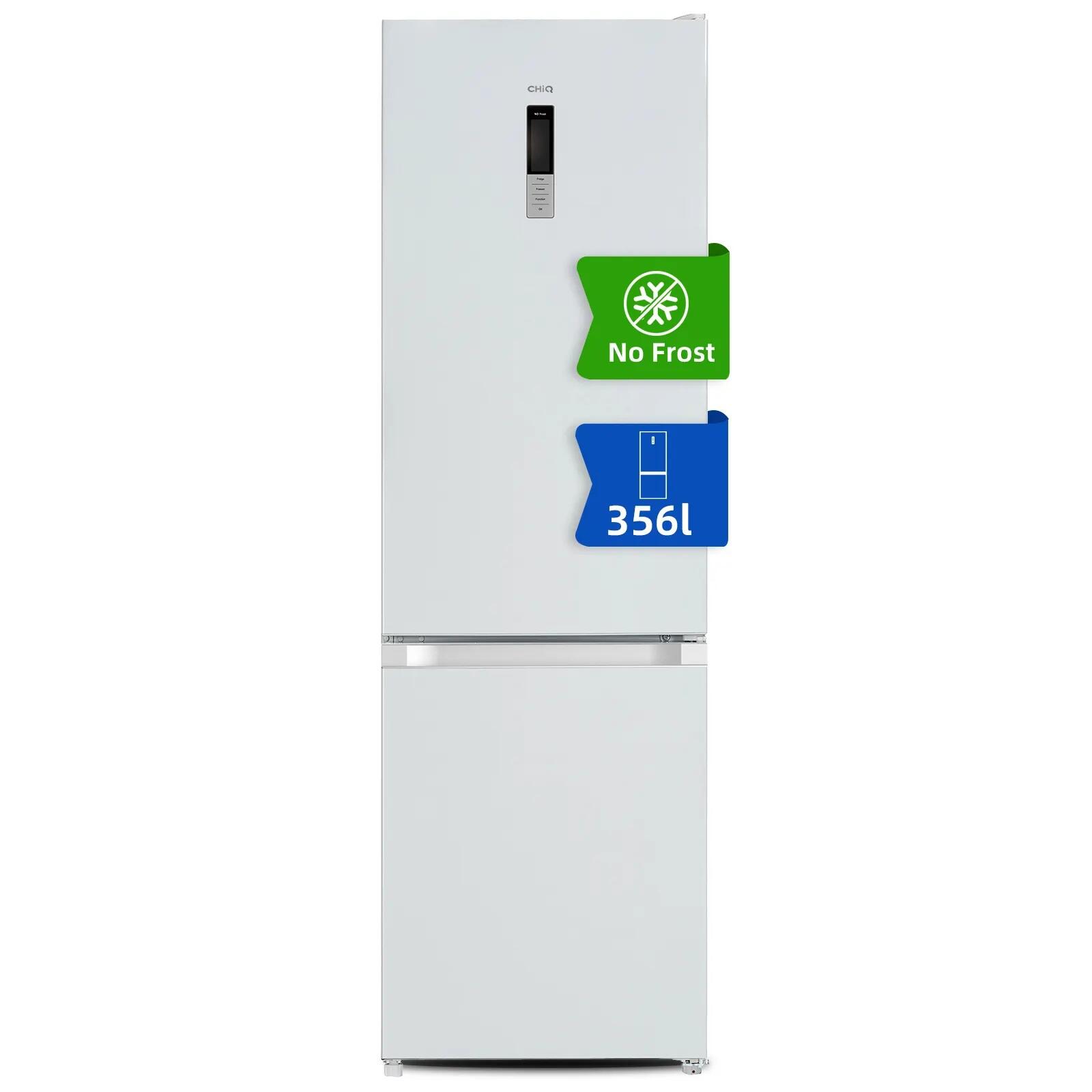 CHiQ Kühl-Gefrierkombi GCB377NEIDW 260L/96L weiß