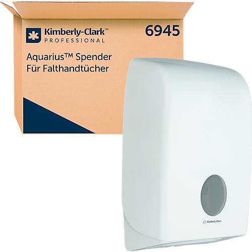 Kimberly-Clark? Aquarius Papierhandtuchspender 6945, L 150 x B 100 x H 132 mm, Kunststoff, wei?