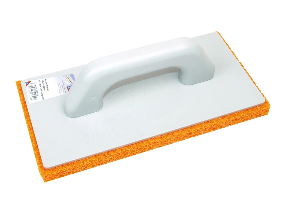 Haromac Kunststoffreiber m. rotem Schwammgummi 280x140x20 mm