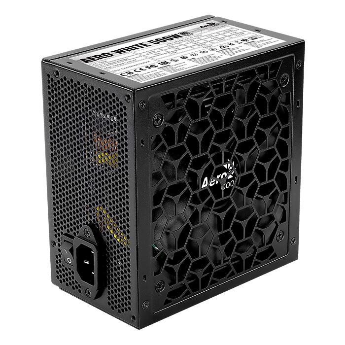AeroCool Netzteil Aero White 80+ 500W Schwarz