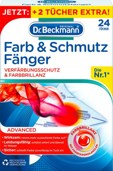 Dr. Beckmann Farb- und Schmutzfänger 24 Tücher