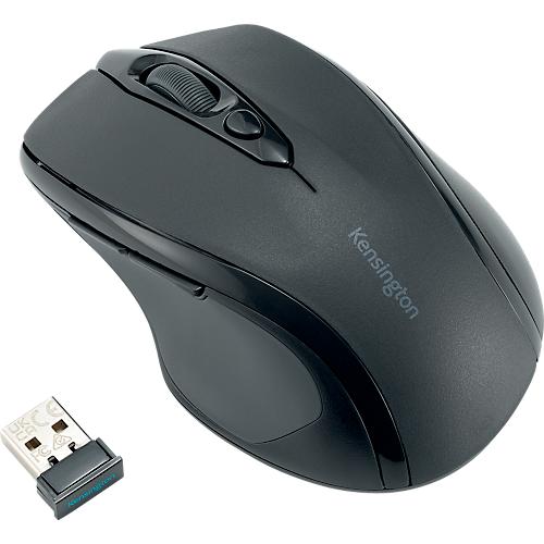Maus Kensington MY310 EQ, kabellos, 6 Tasten und Scrollrad, 8000/1200/1600 dpi, PCR, schwarz