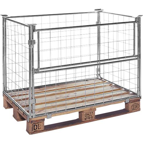 Palettenaufsatz Typ 64,1200 x 1000 x 1200 mm, lackiert