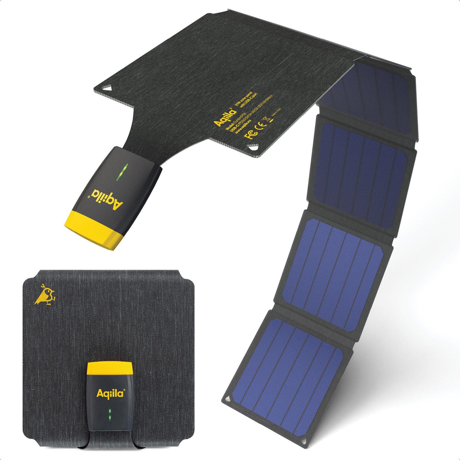 Aqiila® Sunbird P21 Solarladegerät 21W