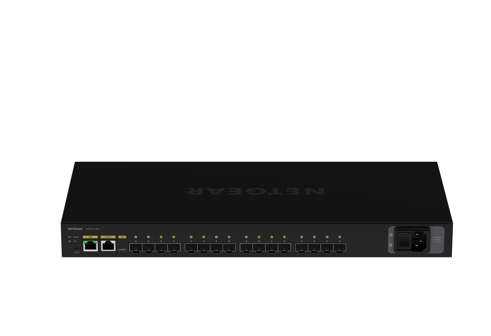 Netgear 16x1G/10G Glasfaser SFP+ Managed Switch