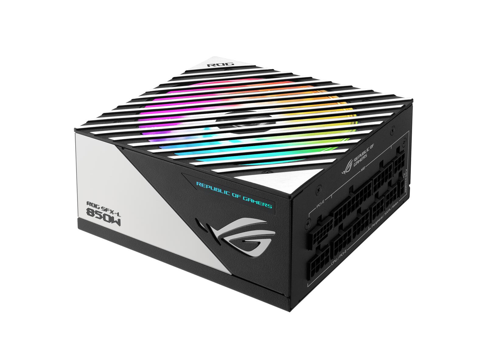 ASUS ROG Loki SFX-L 850W Platinum (Vollmodulares Netzteil, 80+ Platinum, Lambda A zertifiziert, 120mm PWM ARGB Lüfter, A