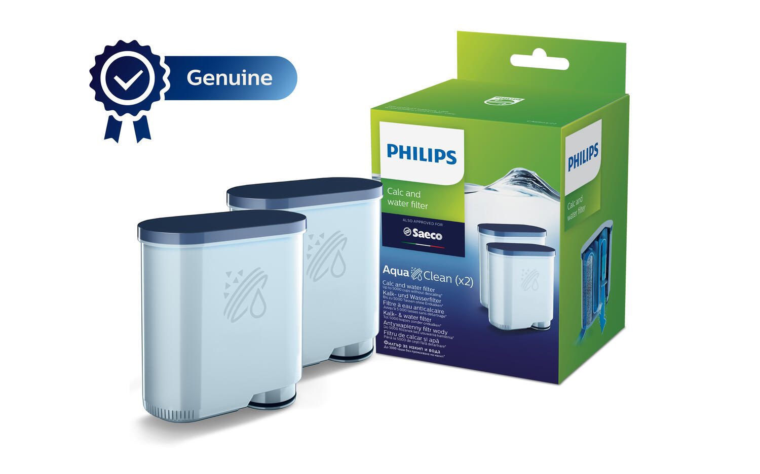 Philips AquaClean CA6903 Wasserfilter – für Kaffeemaschine, 2 St