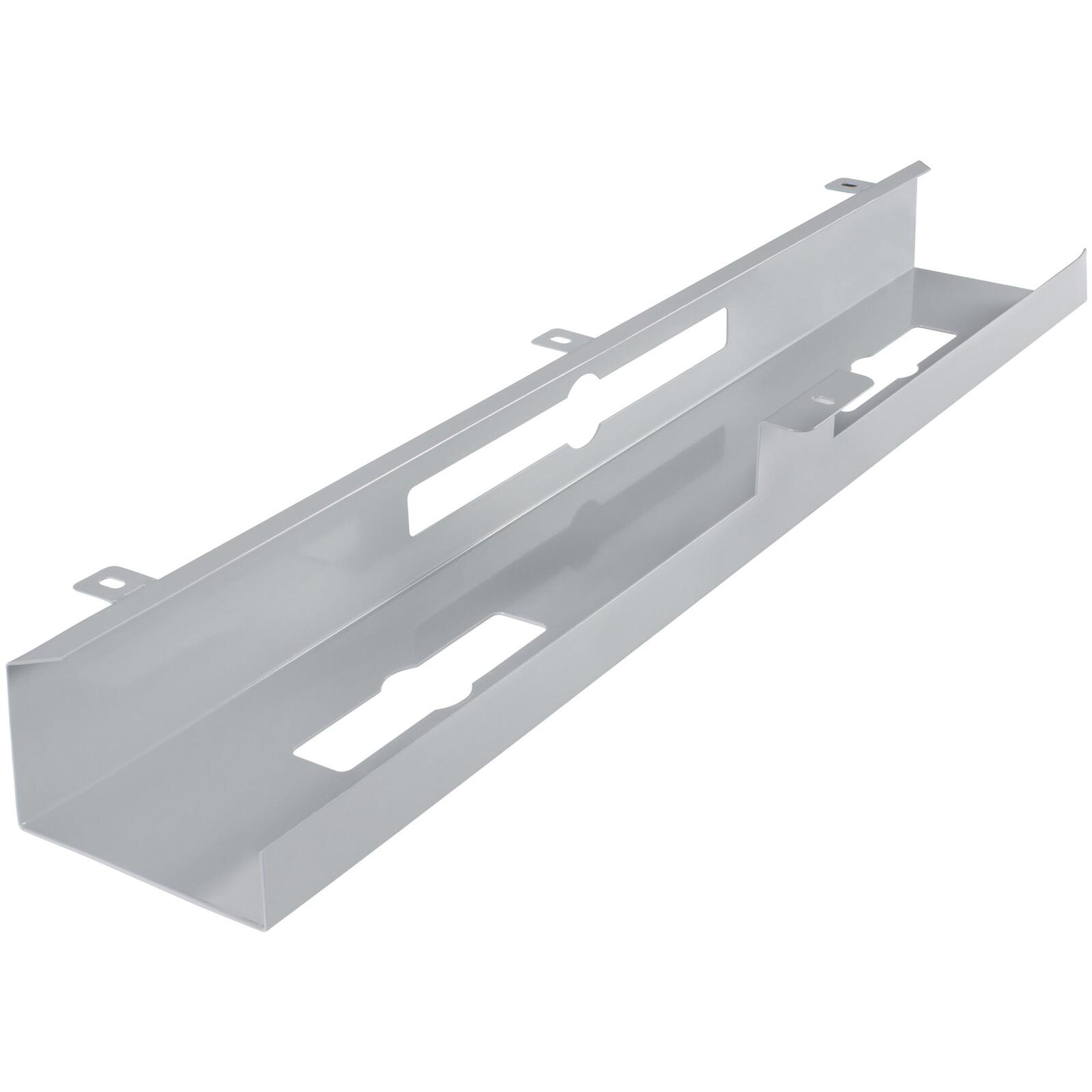 AMSTYLE Kabelkanal Schreibtisch SPM4.004 Silber