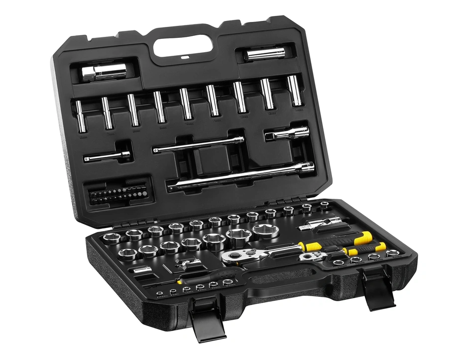STANLEY Steckschlüssel-Set 1/4", 1/2" 72-tlg.