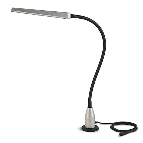 LED-Arbeitsleuchte Bauer & B?cker Silhouette, 10 W, 960 lm, 2700-5500 K, neigbar, Gestensteuerung, dimmbar, Magnetfu?, IP65, L 750 mm, Aluminium, grau-schwarz