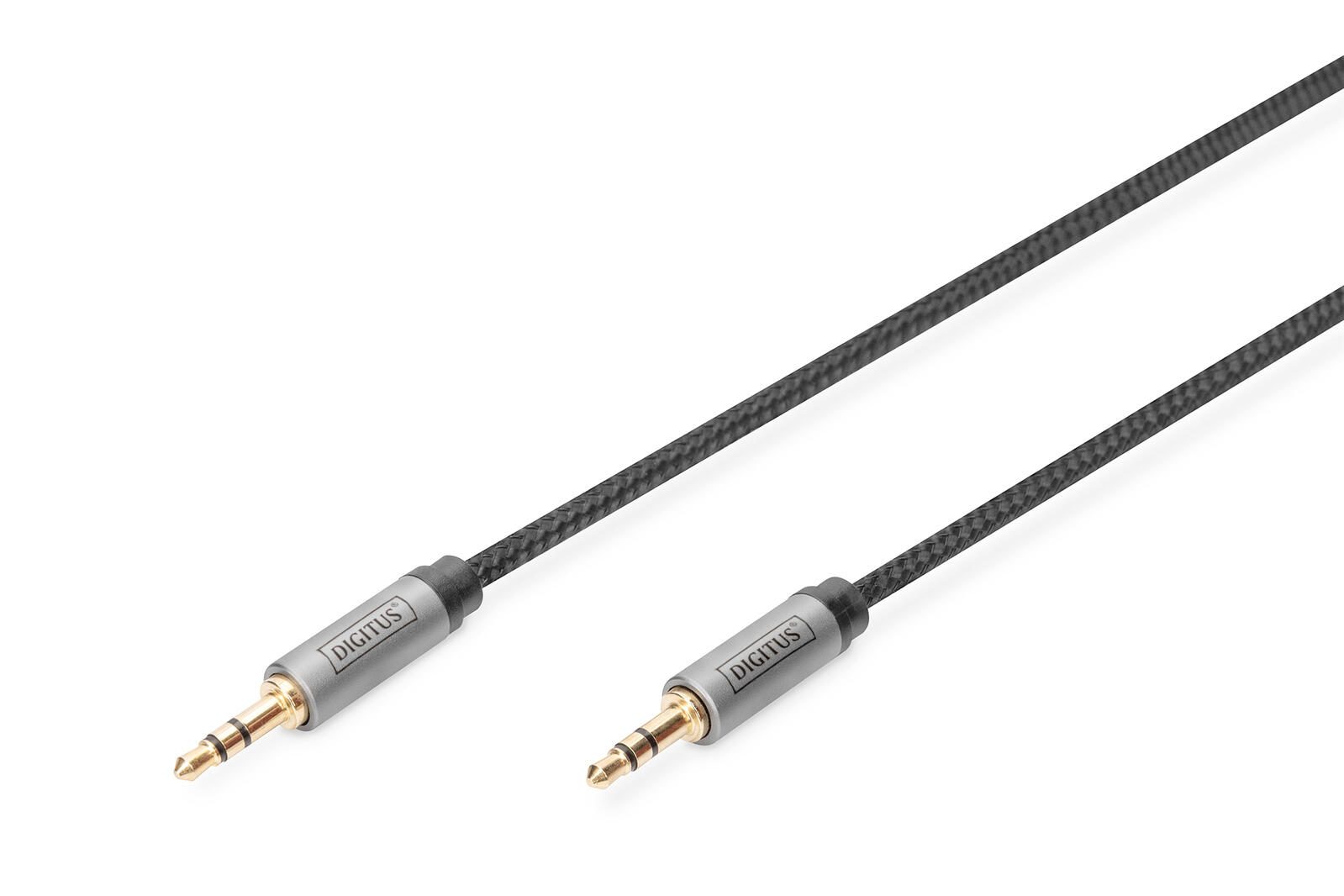 DIGITUS Audio Anschlusskabel, Stereo Mini-Klinkenstecker
