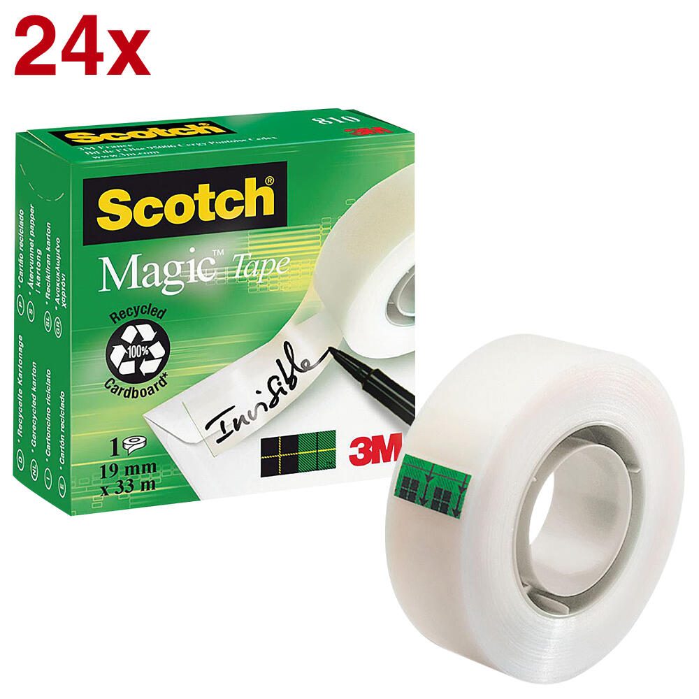 Scotch Klebefilm 19 mm x 33 m matt-unsichtbar