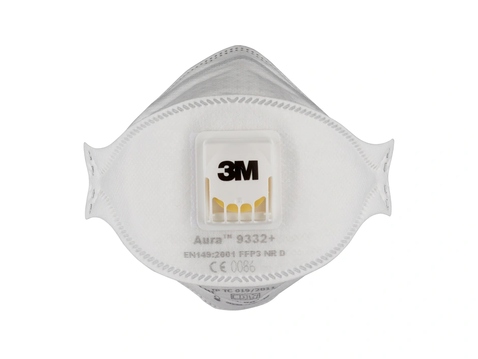 3M Aura Maske f. Dämmstoffe/Hartholz weiß FFP3, 10 St.