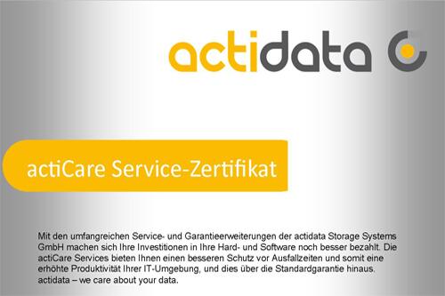 actidata actiCare Installations-Service für actiLib A/L 1U (984101)