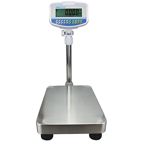 Tisch-Kontrollwaage ae ADAM GBK 6Mplus, geeicht, Ablesbarkeit 2 g/W?gebereich bis 6 kg, RS-232, Netz- und Akkubetrieb, Plattform B 300 x T 400 mm