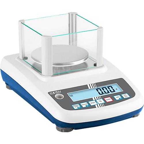 KERN & Sohn Pr?zisionswaage PFB 3000-2 mit LCD-Display, kompakter Bauweise, Edelstahl-W?geplatte ? 120 mm
