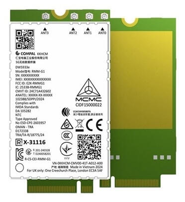 Dell DW5933E Wireless Mobile Modem