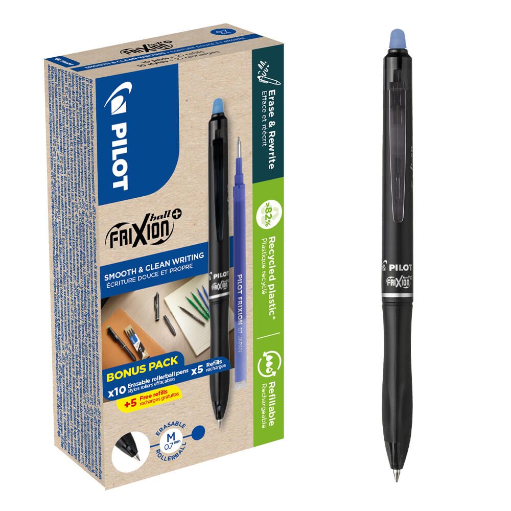 PILOT FRIXION ball + Tintenroller blau 0.7 mm Schreibfarbe: Blau