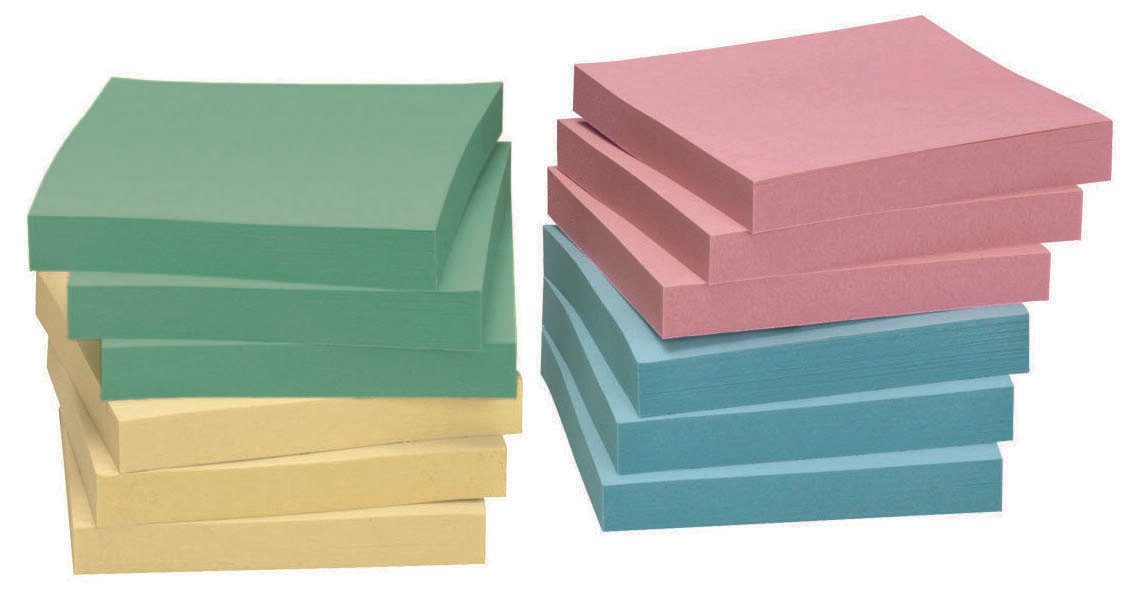 inFO Recycling Haftnotizen 7,5 x 7,5 cm