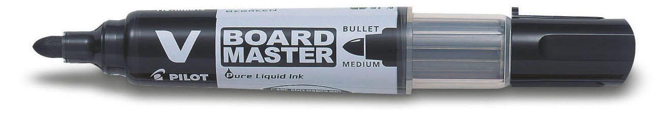 PILOT V Board Master Whiteboard-Marker-Set 2.0 – 5.0 mm Schwarz