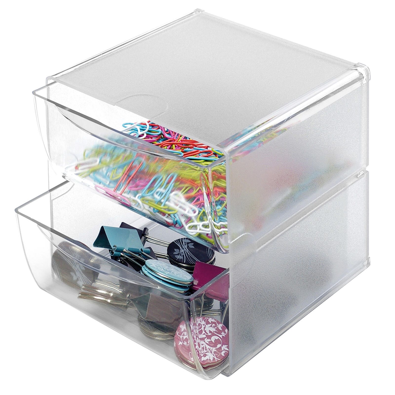 Aufbewahrungsbox Deflecto „Cube“ 15,3 x 15,3 x 18,2 cm transparent