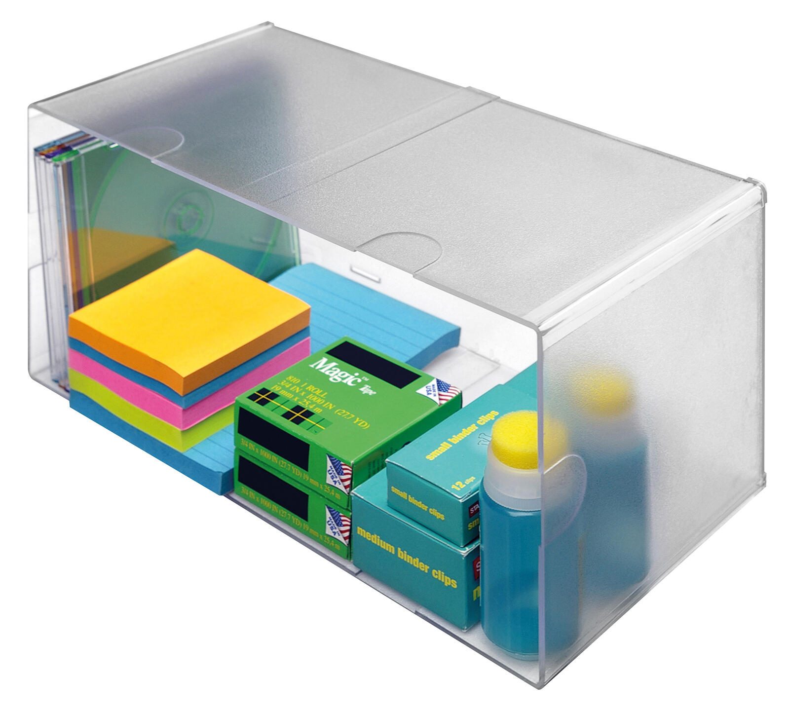 Aufbewahrungsbox Deflecto „Cube“ 30,5 x 15,3 x 15,3 cm transparent