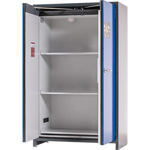 Asecos Akku-Lagerschrank ION-PRO-90 PS, 3 Fachb?den gelocht + 1 Bodenauffangwanne, B 1193 x T 615 x H 1953 mm