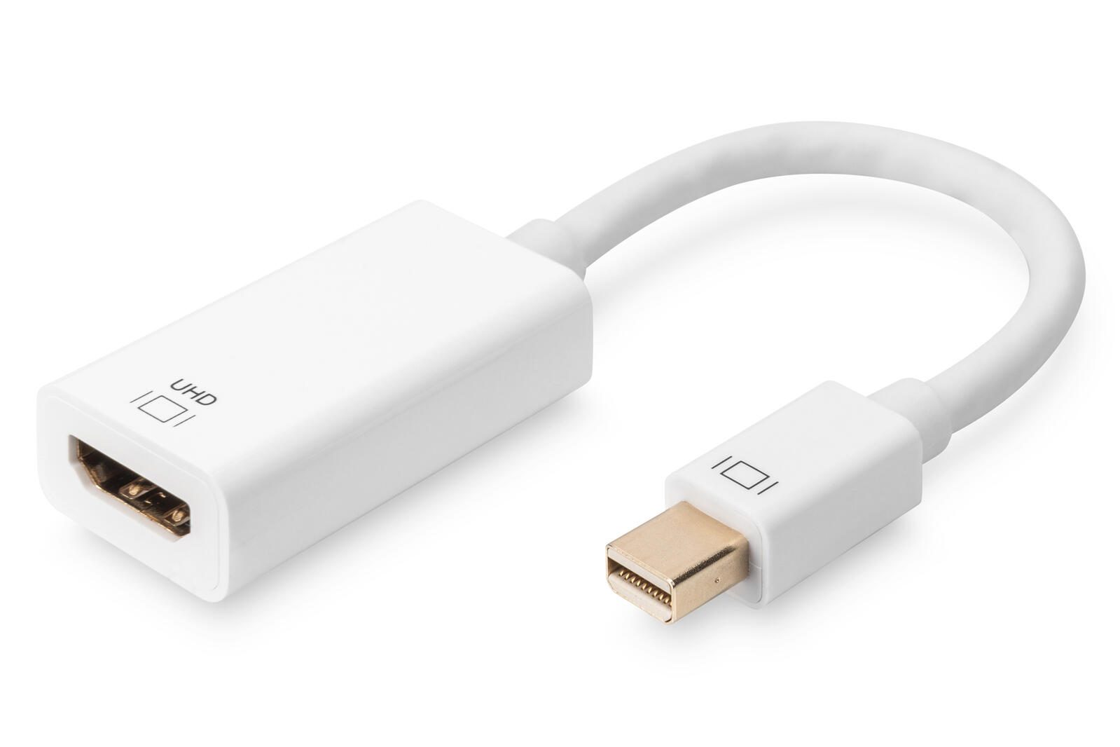 Digitus Aktiver Mini DisplayPort auf HDMI Adapter / Konverter
