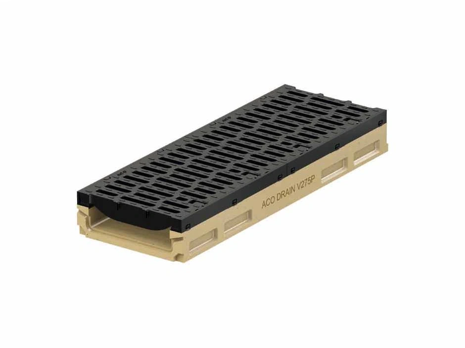 Aco PowerDrain Flachr. V275/300P m. LLD o. SG DN/OD 110, 1 m