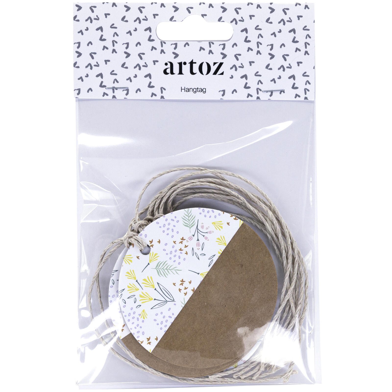 artoz Geschenkanhänger Hangtag Set kraft