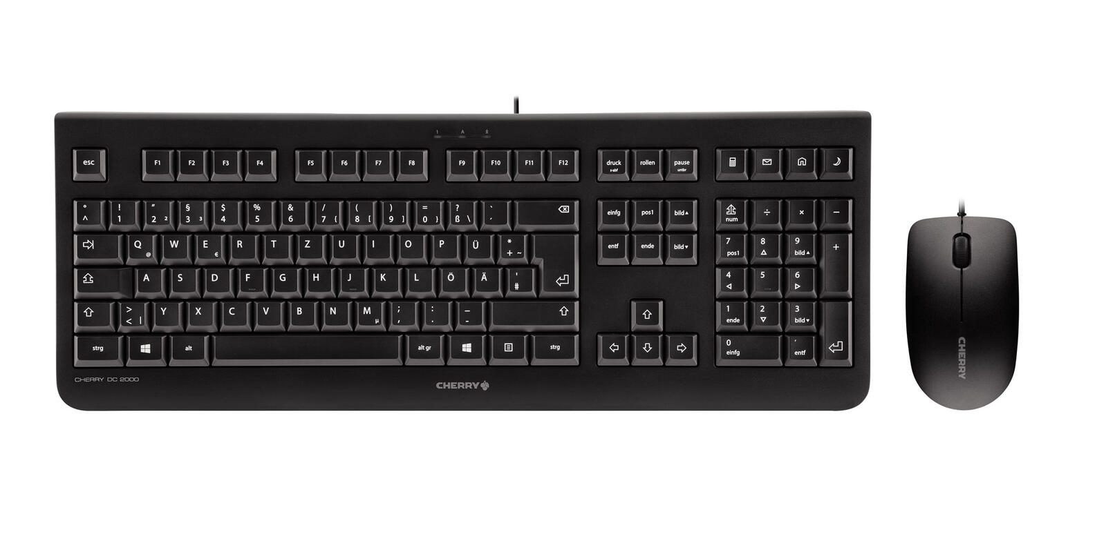 CHERRY DC 2000 Wired Desktop-Set – Schwarz
