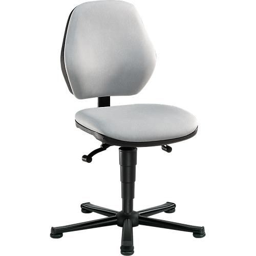 Laborstuhl Basic, Kunstleder, StamskinTop grau
