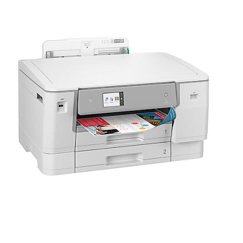 Tintenstrahldrucker Brother HL-J6010DW, Schwarzwei?/Farbe, USB/LAN/WLAN, Auto-Duplex/Mobildruck/NFC, 2 Papierkassetten, bis A3, inkl. CMYK-Patronen