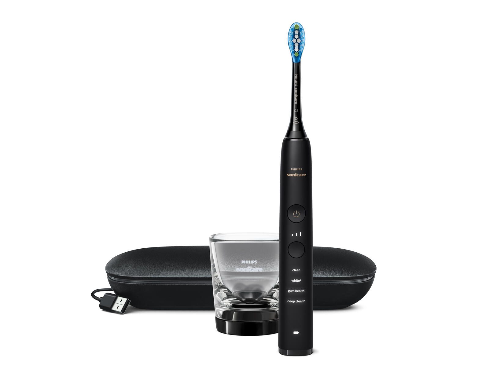 Philips Sonicare DiamondClean 9000 HX9911 – Zahnbürste – Schwarz