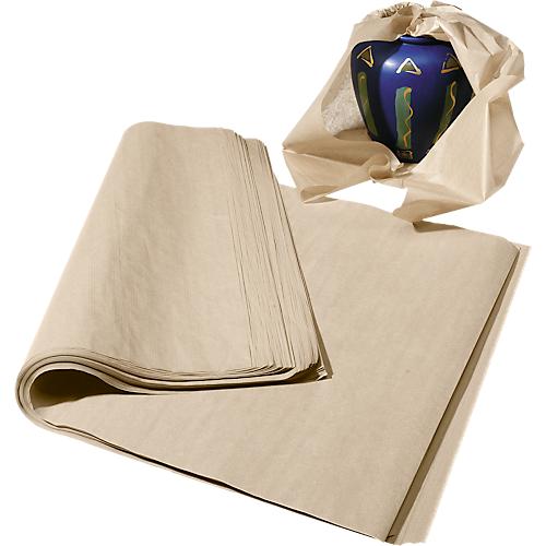 Industrie-Seidenpapier, 50 g/m2, ca. 530 B?gen mit 500 x 750 mm, Recycling-Material, hellbraun