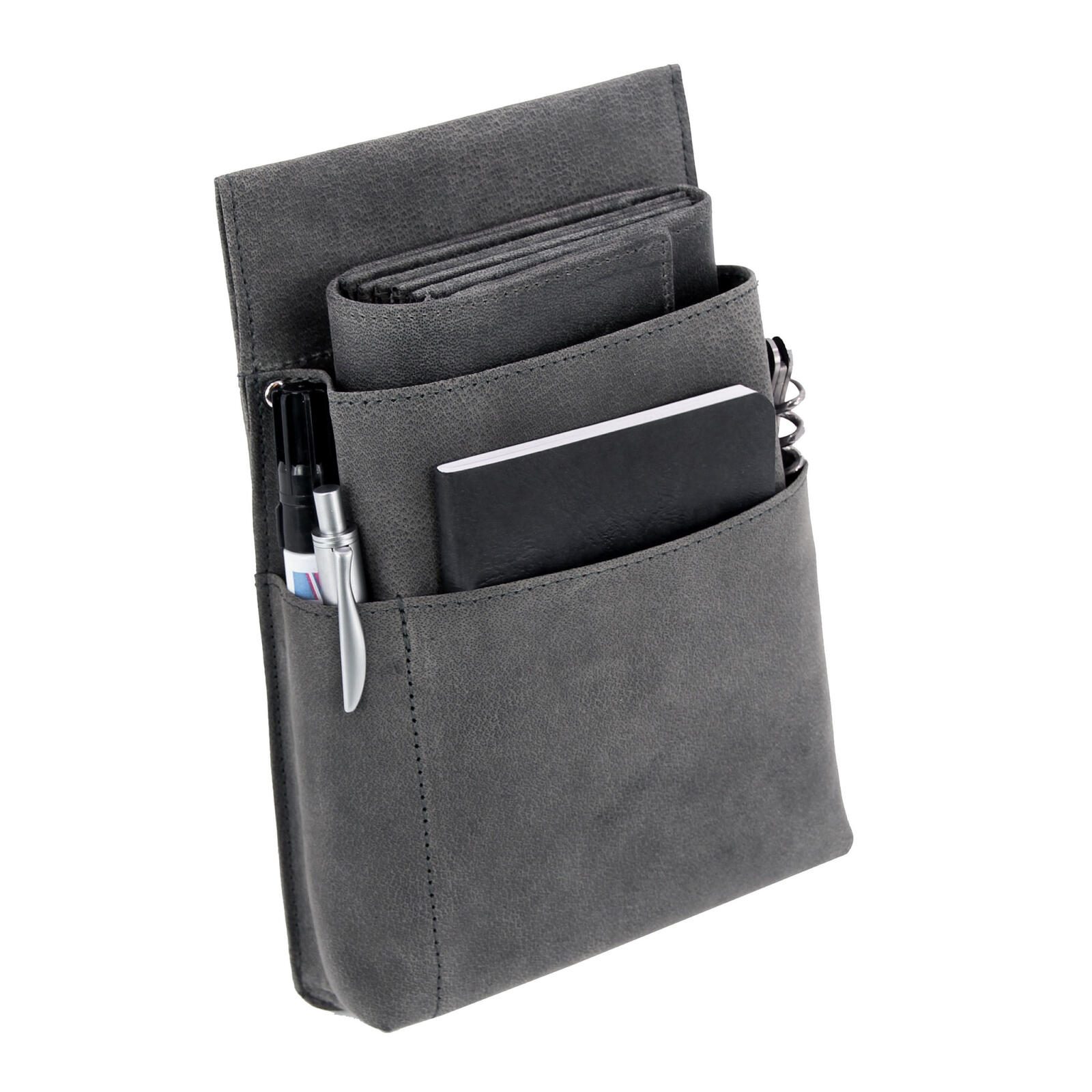 Alassio Gürteltasche für Kellnerbörse grau