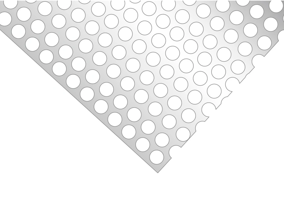 Alublech blank gelocht 2000x1000x0,8 mm