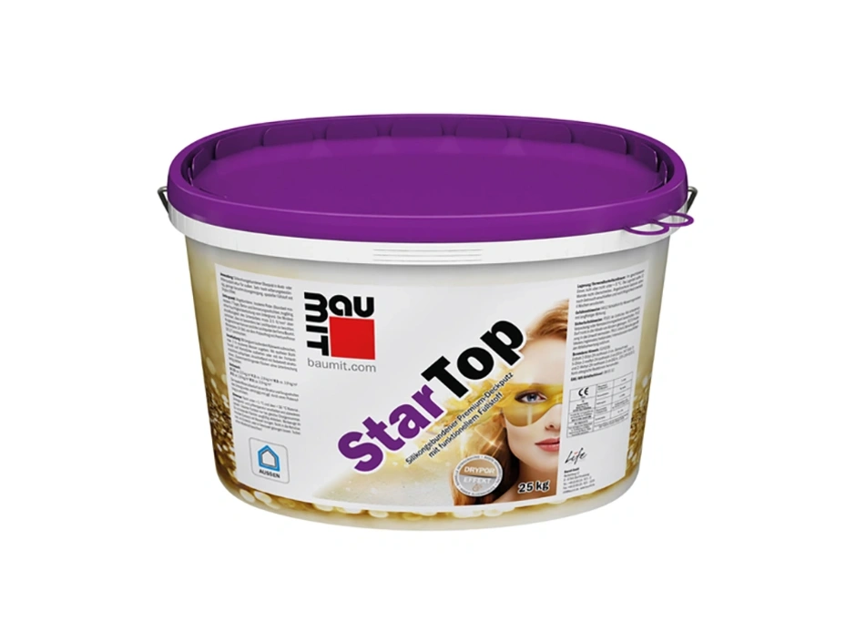 Baumit StarTop Rillenputzstruktur weiß 2 mm 25 kg