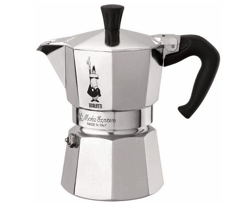 Bialetti Moka Express – silber – Aluminium – für 12 Tassen
