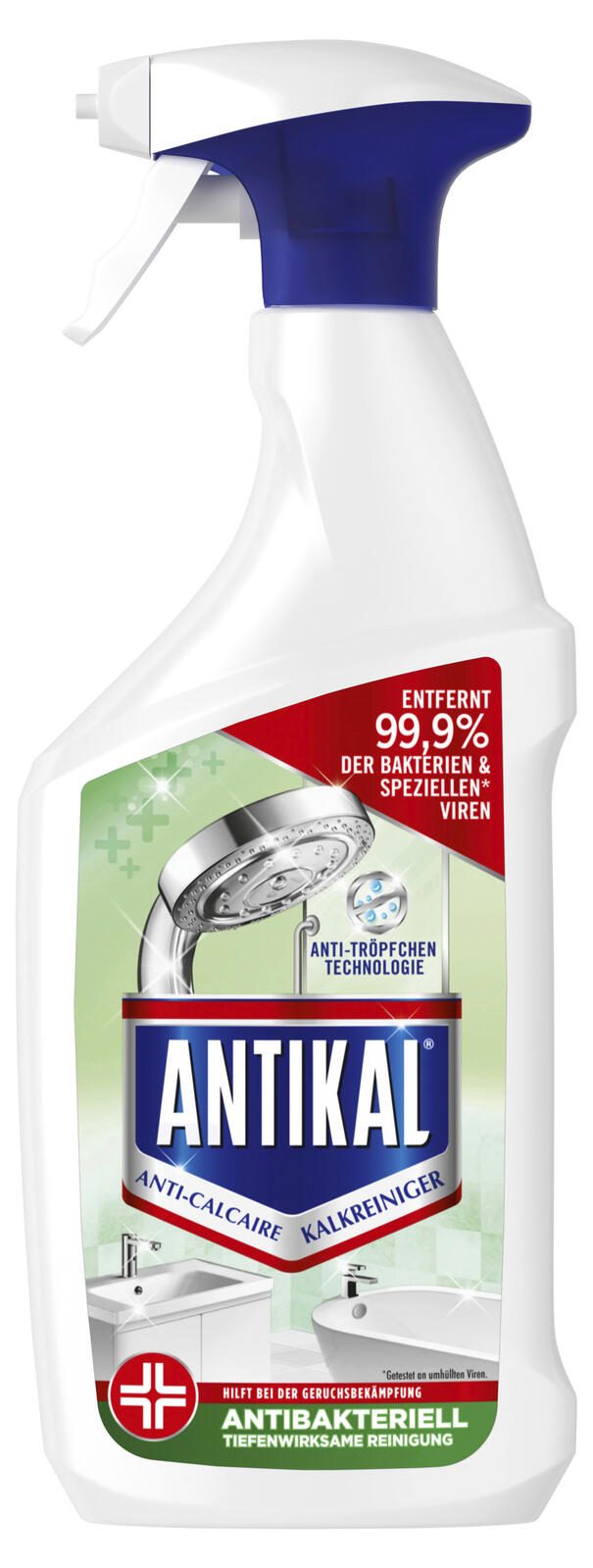ANTIKAL® ANTIBAKTERIELL Badreiniger frisch 0,80 l