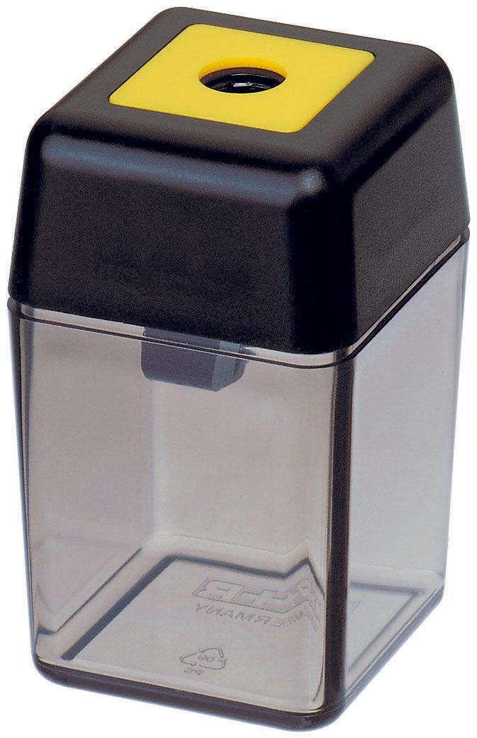 M + R Dosenspitzer schwarz/transparent