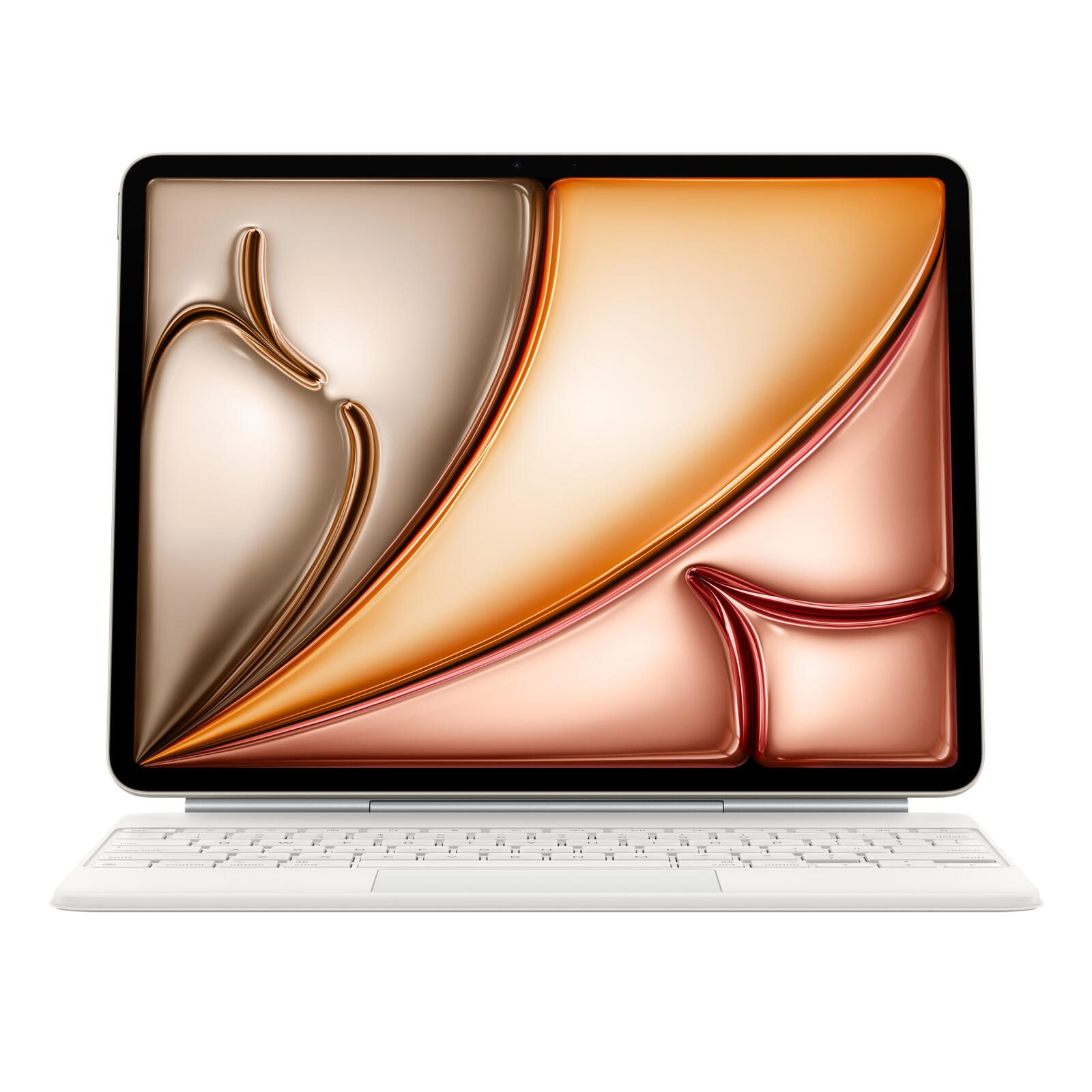 Apple Magic Keyboard für iPad Air 13″ (M2/M3/M4) weiß, Deutsch