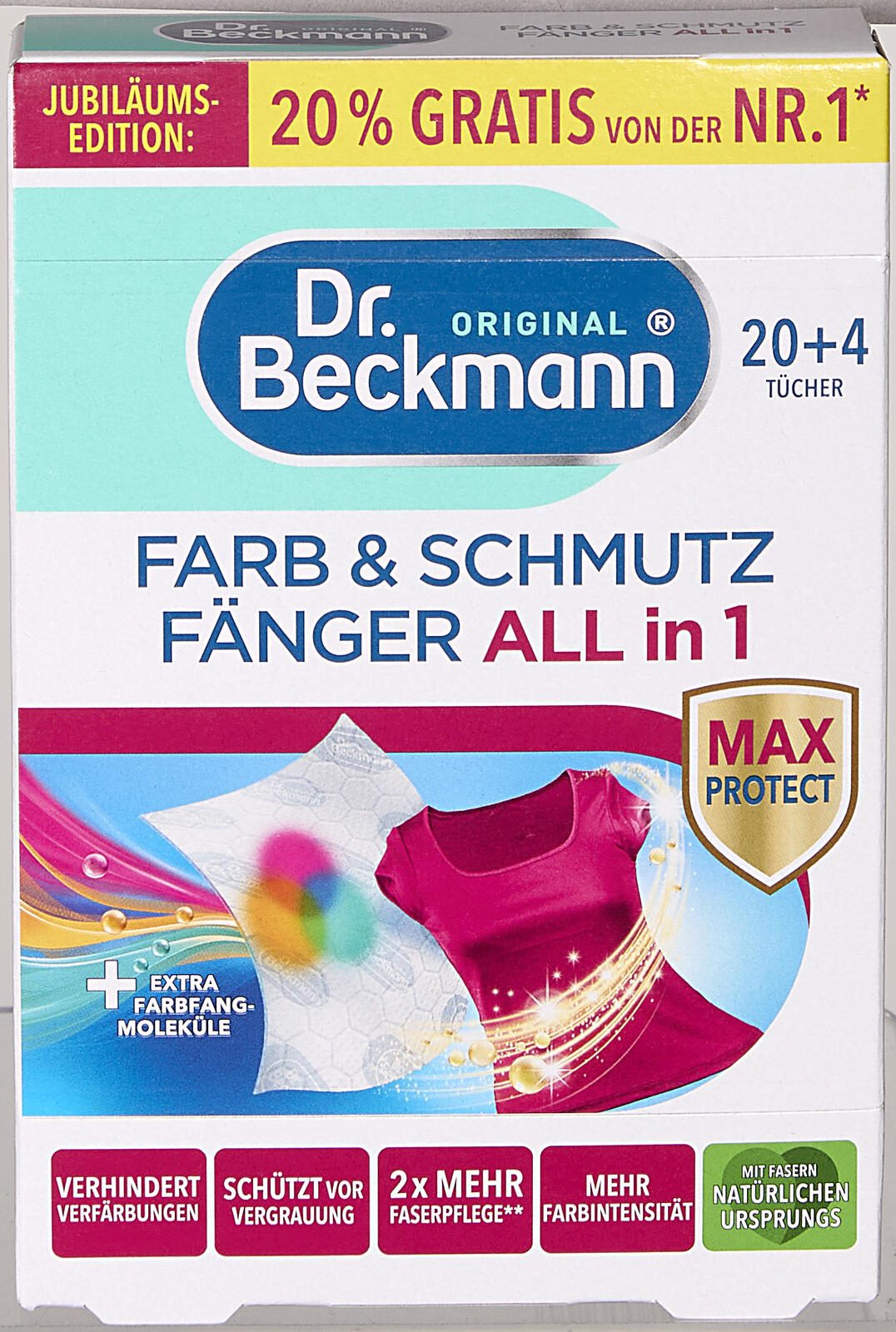 Dr.Beckmann Farb- und Schmutzfangtücher ALL in 1
