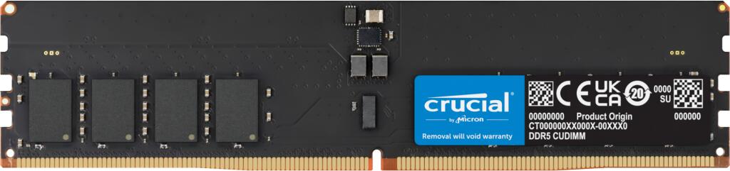 Crucial RAM 16GB (1x16GB) DDR5 6400MHz CUDIMM schwarz