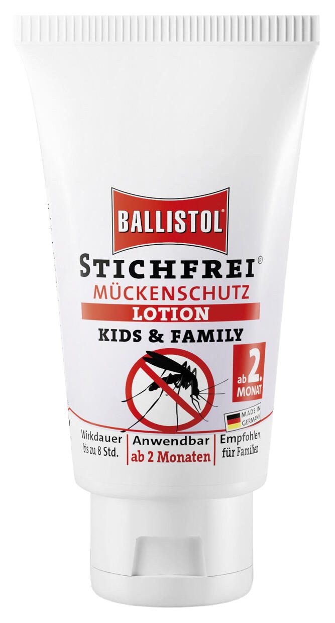 BALLISTOL STICHFREI KIDS UND FAMILY Mückenschutz-Creme 30 ml
