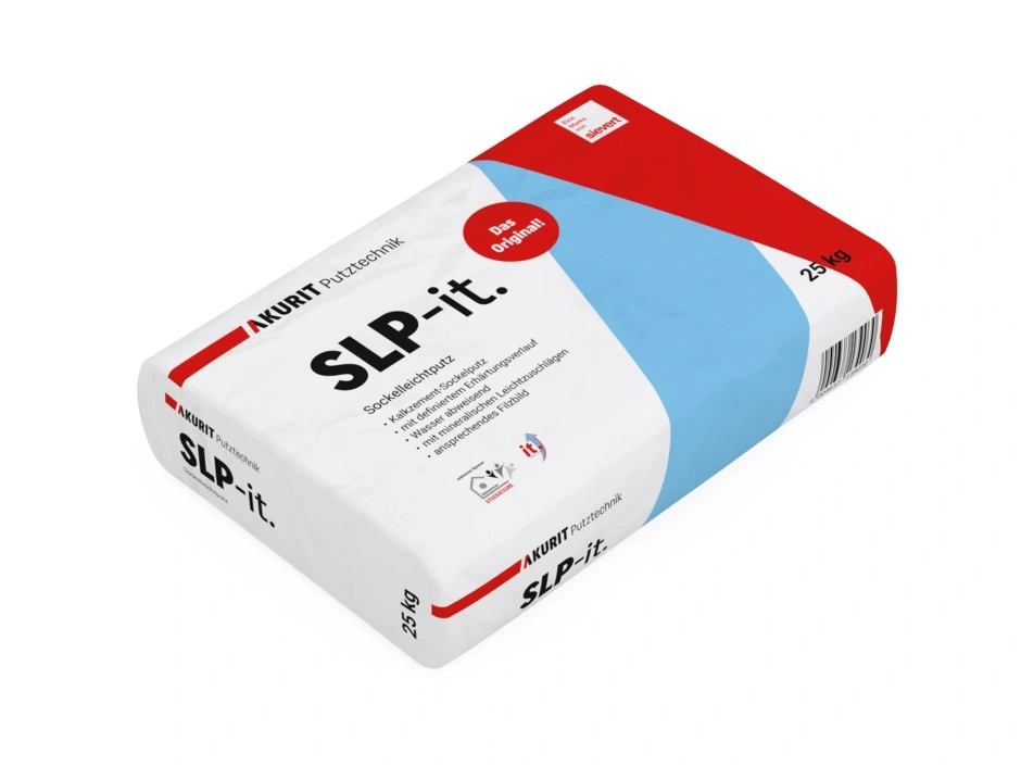 Akurit SLP-it. Sockel-Leichtputz 25 kg