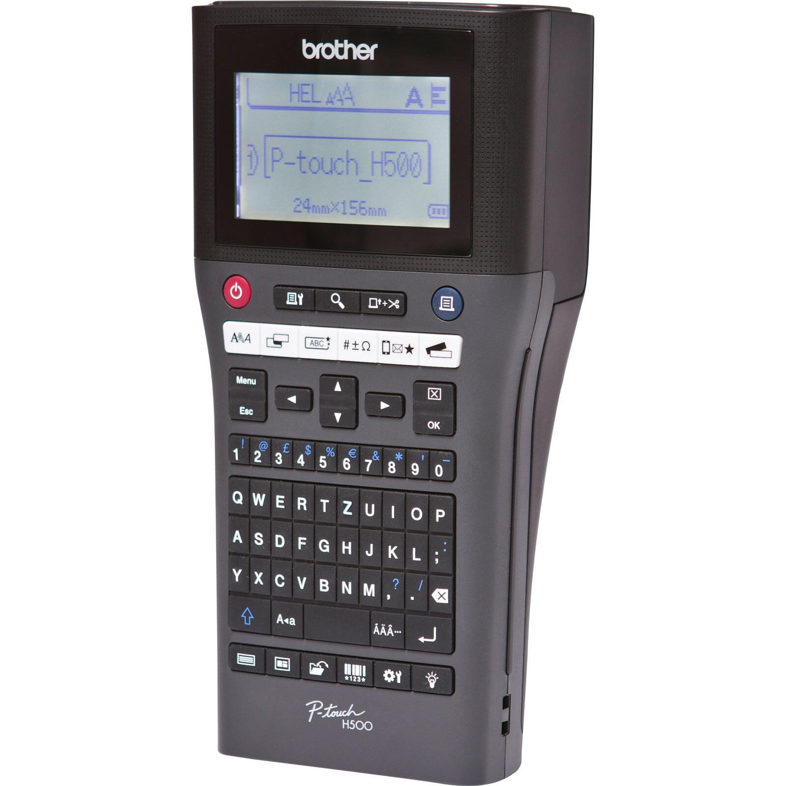 Brother P-touch H500 Beschriftungsgerät mit PC-Anschluss schwarz