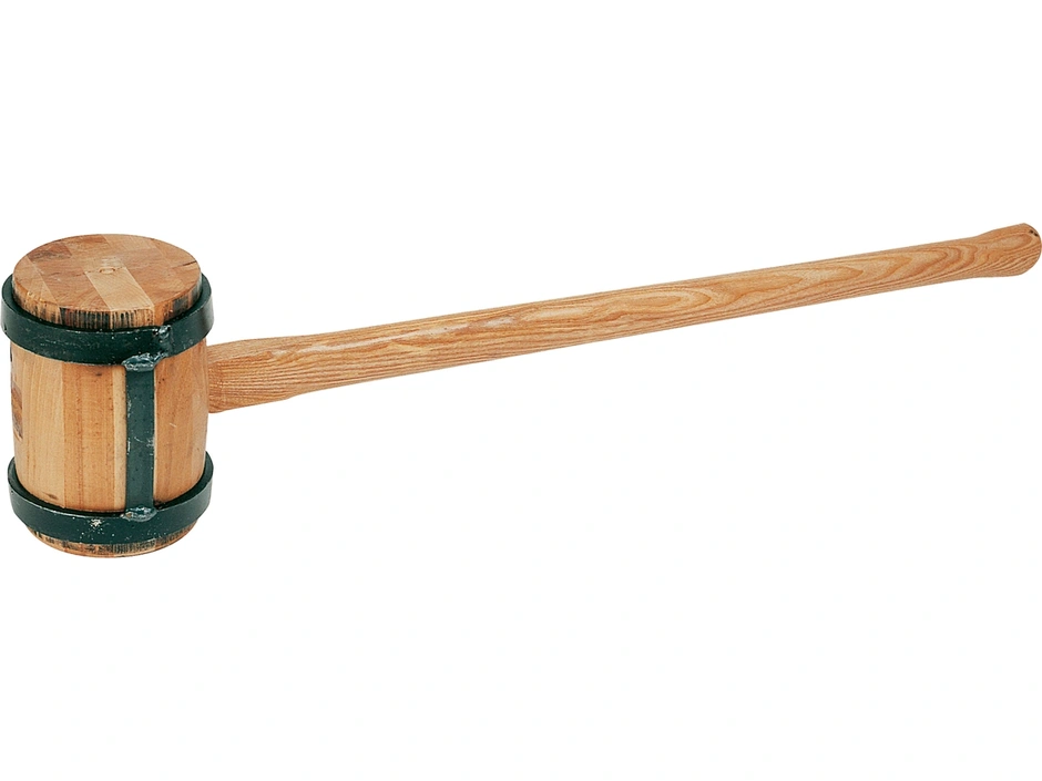TRIUSO Holzschlegel 6 kg mit angeschweißten Flacheisen