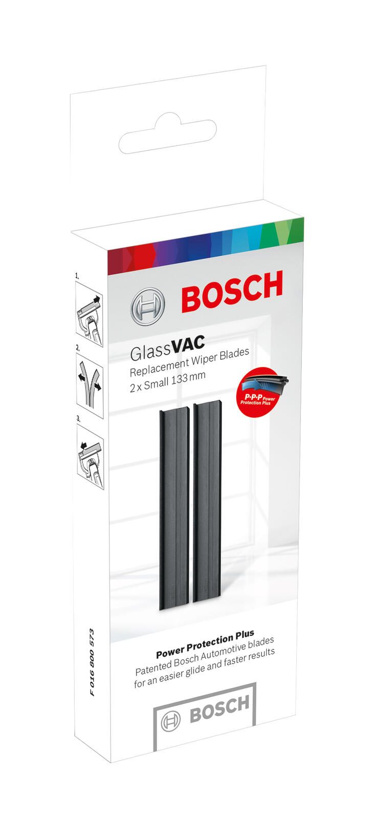 BOSCH Home & Garden Indoor Wischbezüge für Fensterwischer Schaumstoff