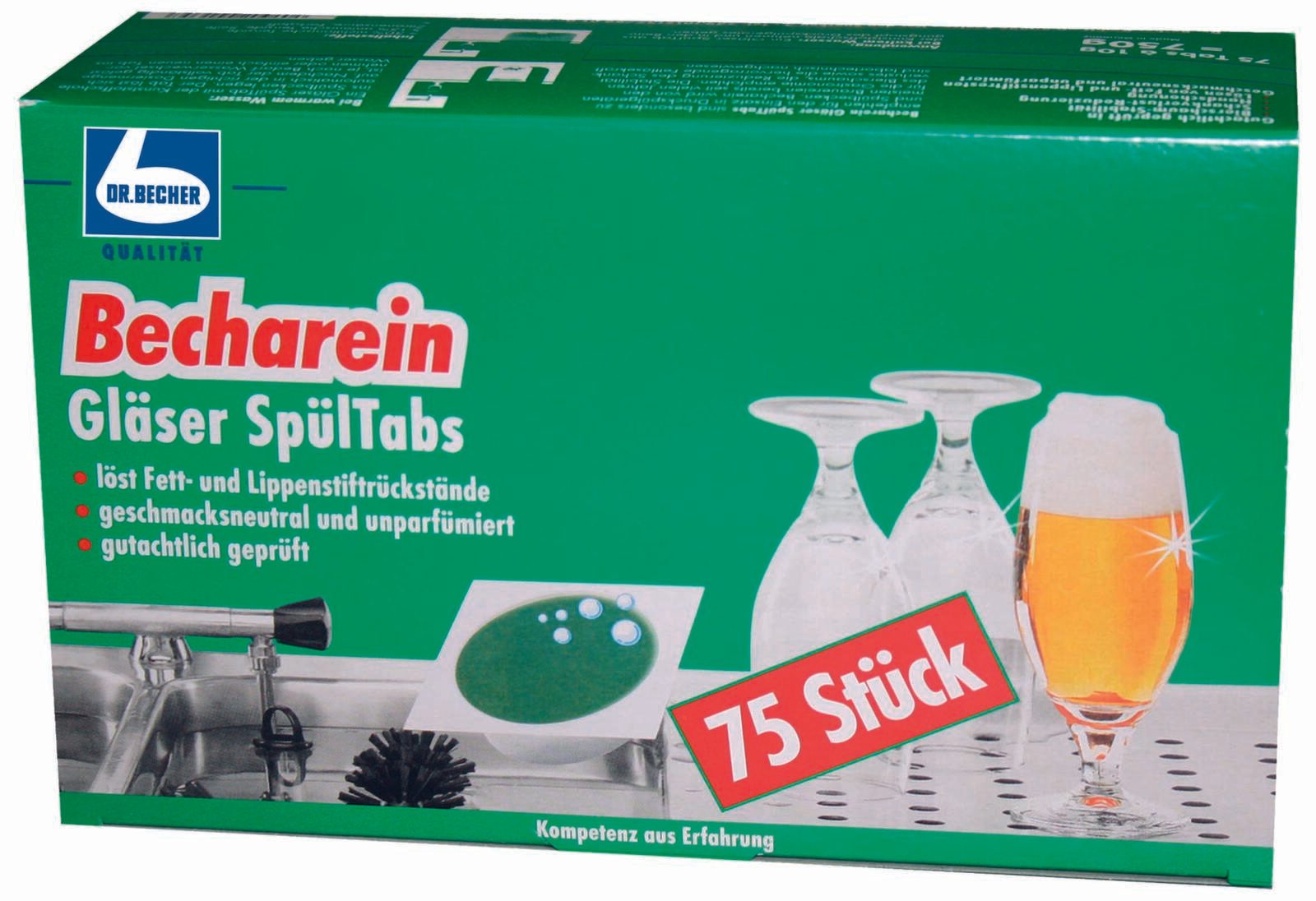 DR.BECHER Becharein Gläser SpülTabs 75 Stück